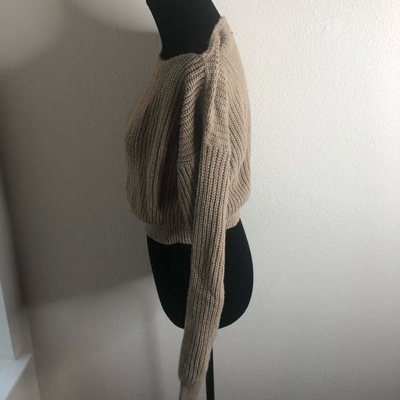 Khaki sweater, Size Large - Picture 2 of 6